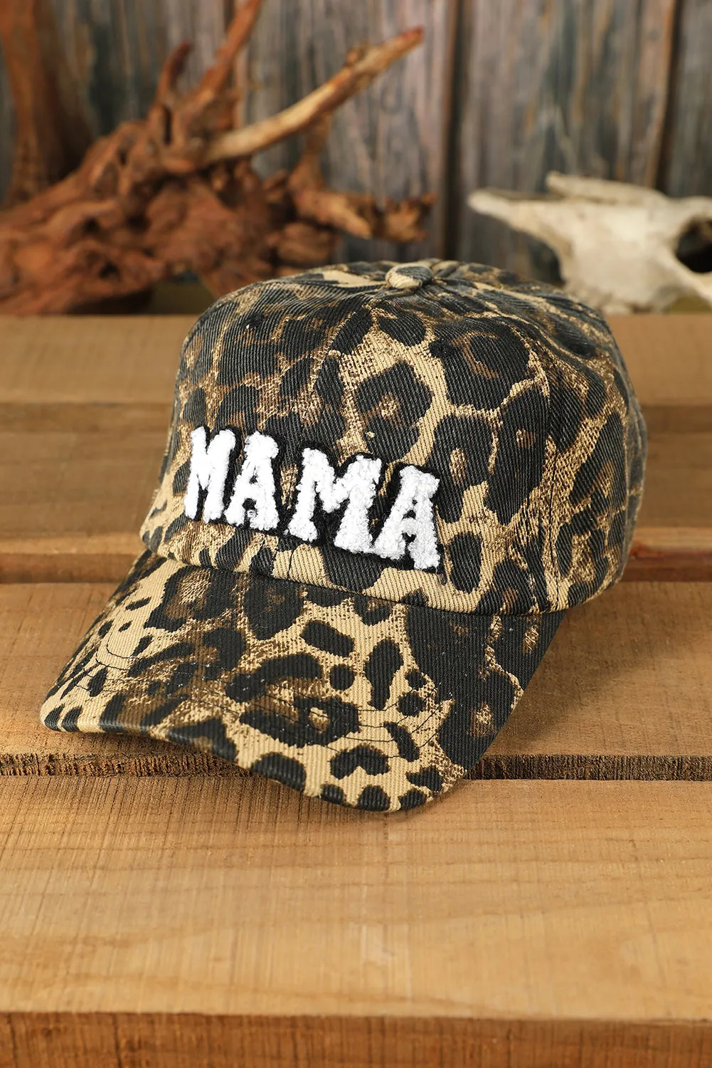 Leopard MAMA Baseball Cap - Trendy Animal Print Hat for Moms