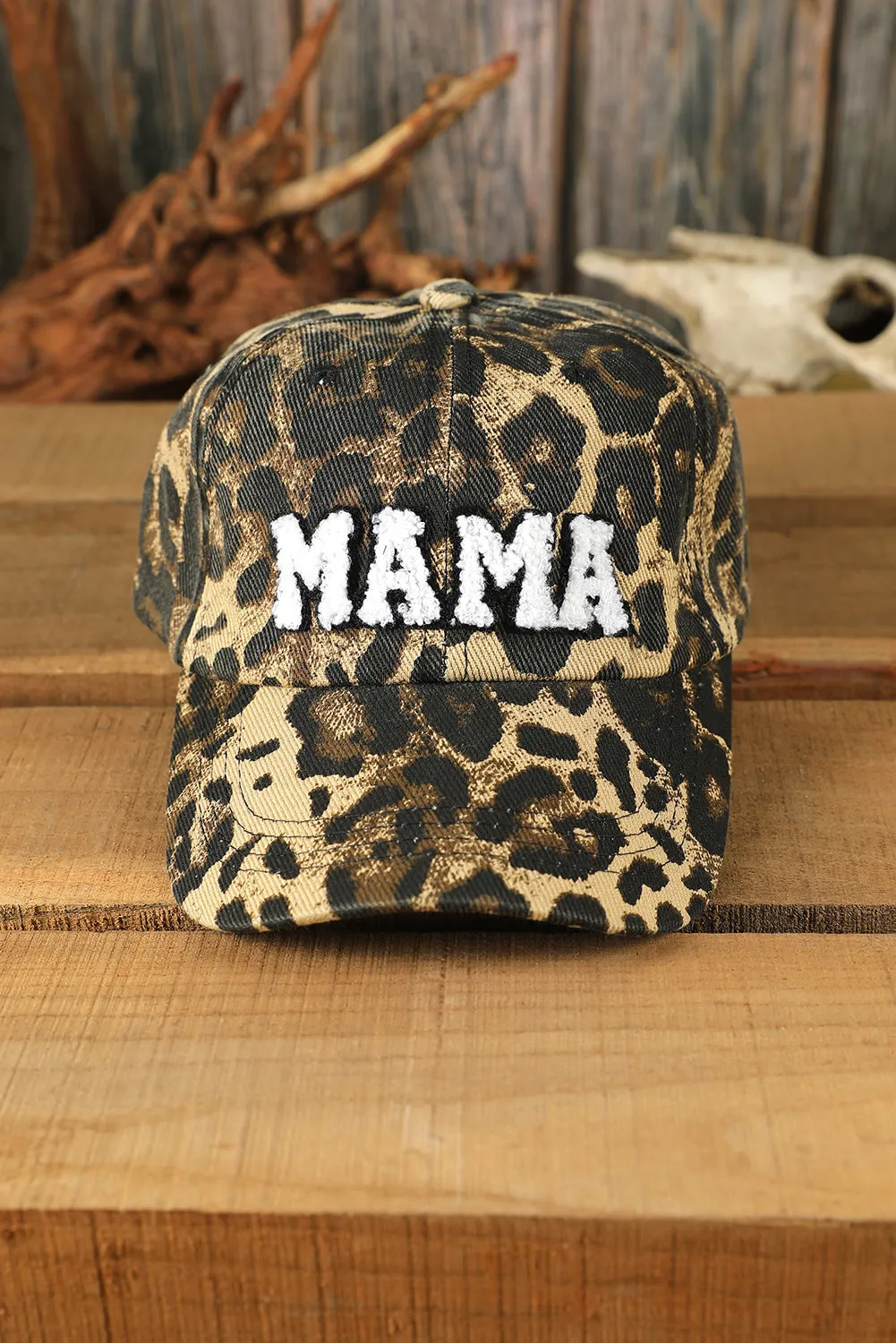 Leopard MAMA Baseball Cap - Trendy Animal Print Hat for Moms