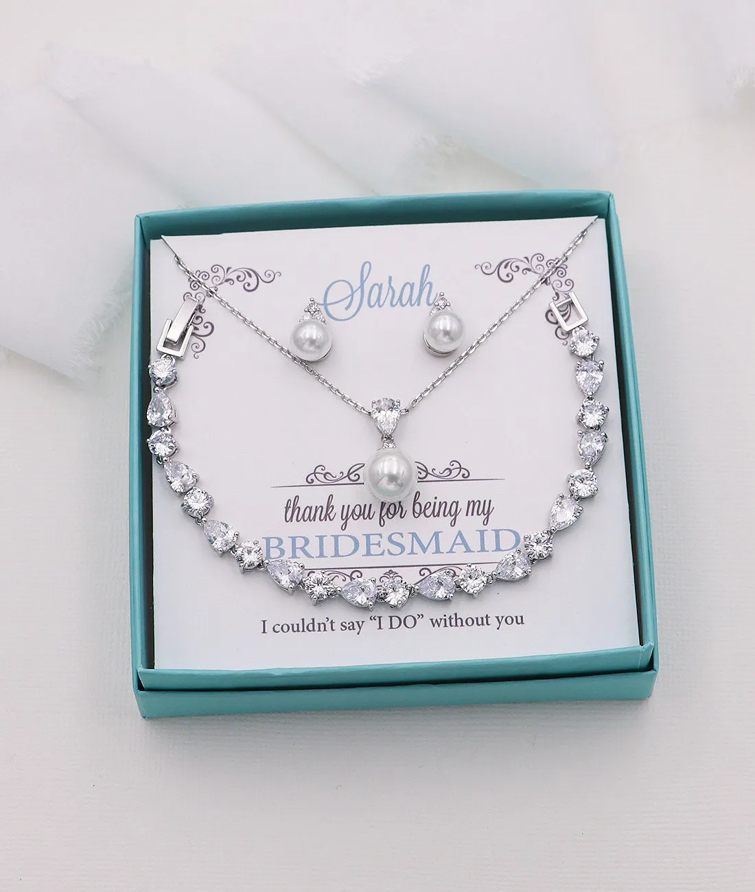 Madelyn Pearl Bridesmaid Jewelry Set