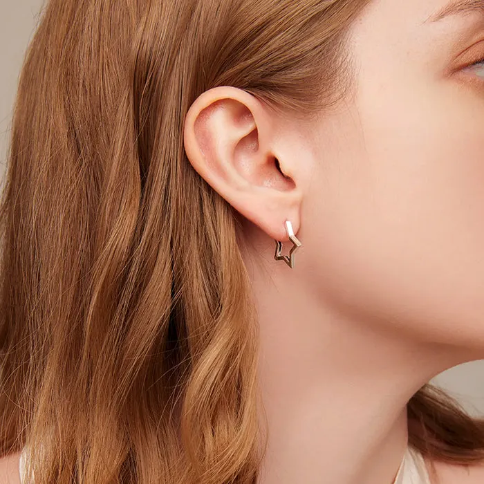 Minimalist Star Earrings