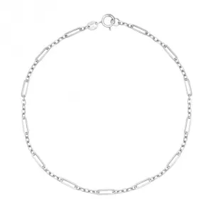 Multi-Link 9ct White Gold Bracelet GB519