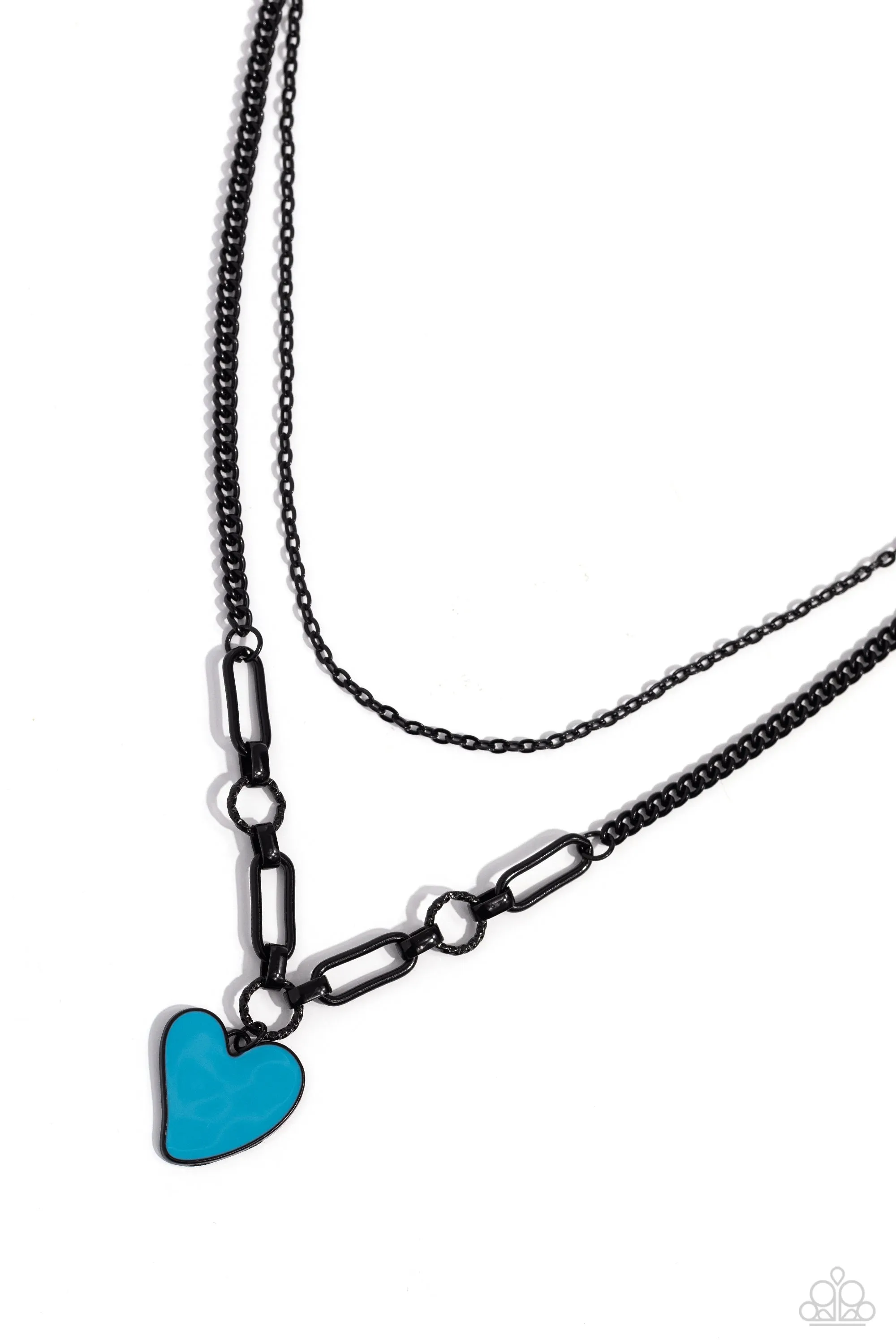 Necklaces Carefree Confidence - Blue VDAY V2427