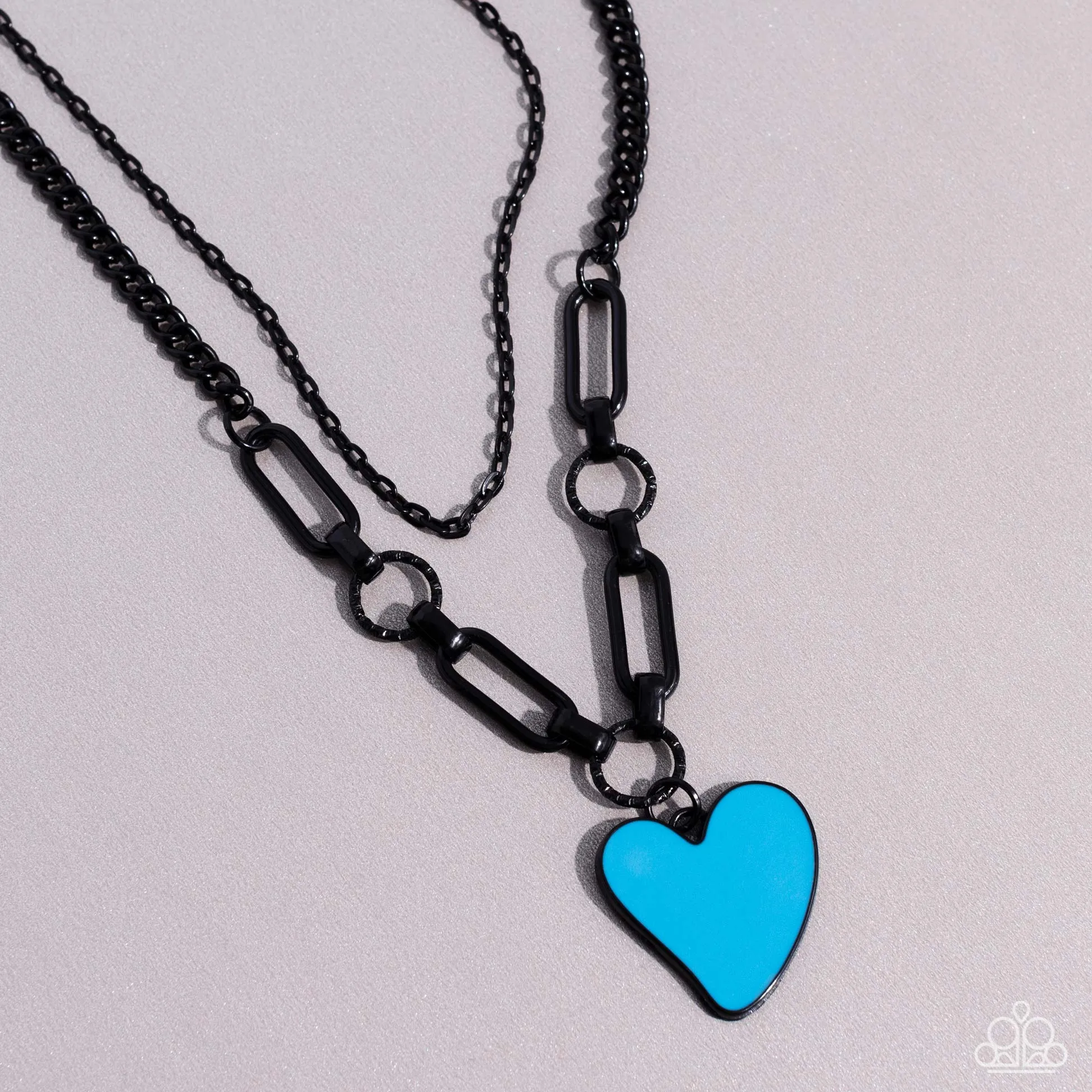 Necklaces Carefree Confidence - Blue VDAY V2427