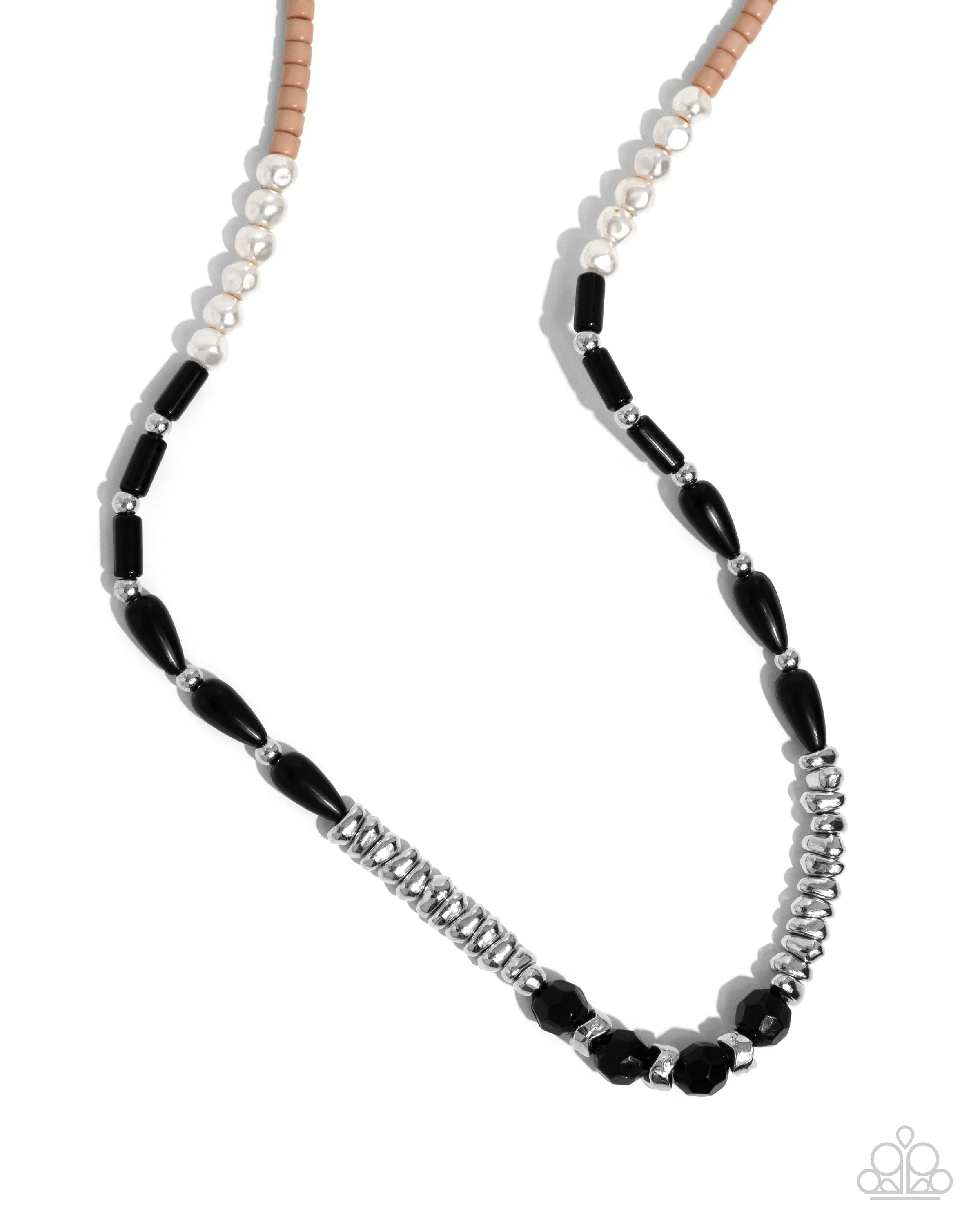 Necklaces Dainty Diversity - Black SET