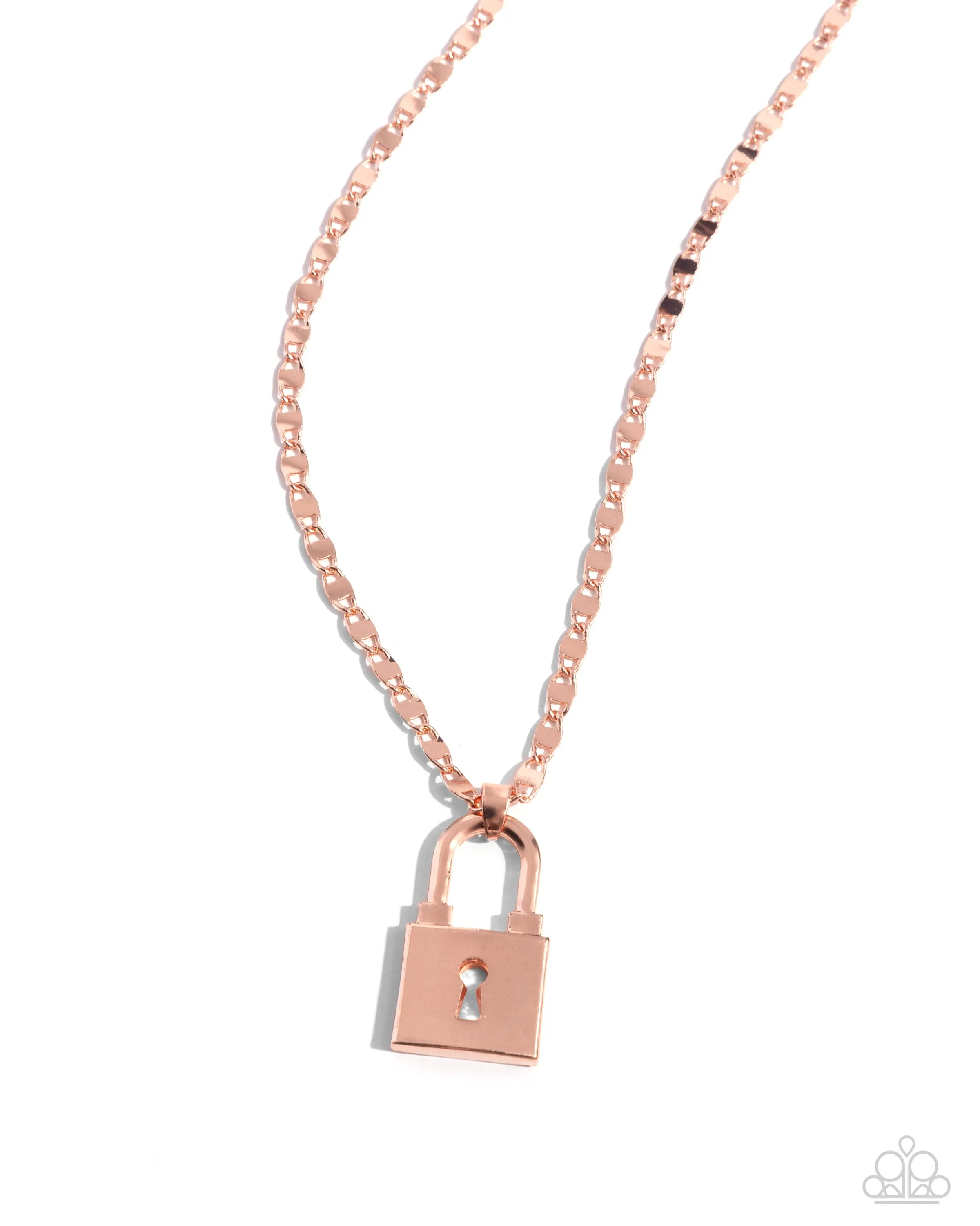 Necklaces Locked Lesson - Copper