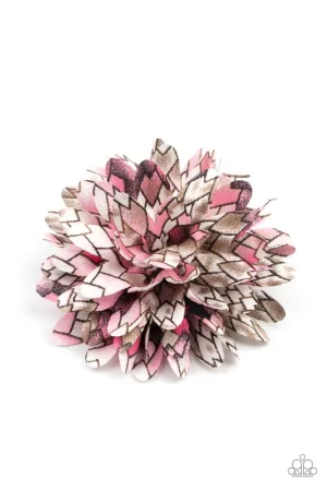 Paparazzi Hair Accessories ~ Vanguard Gardens - Pink