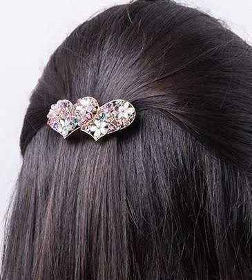 Party Pretty Crystal and Rhinestone Hair Clip Barrettes ~ Choose your style!