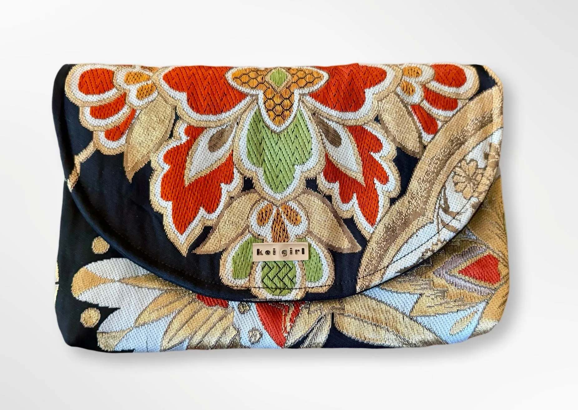 Paulownia Floral Clutch