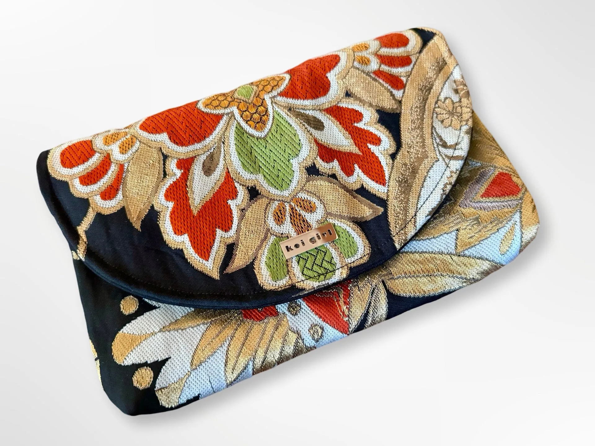 Paulownia Floral Clutch