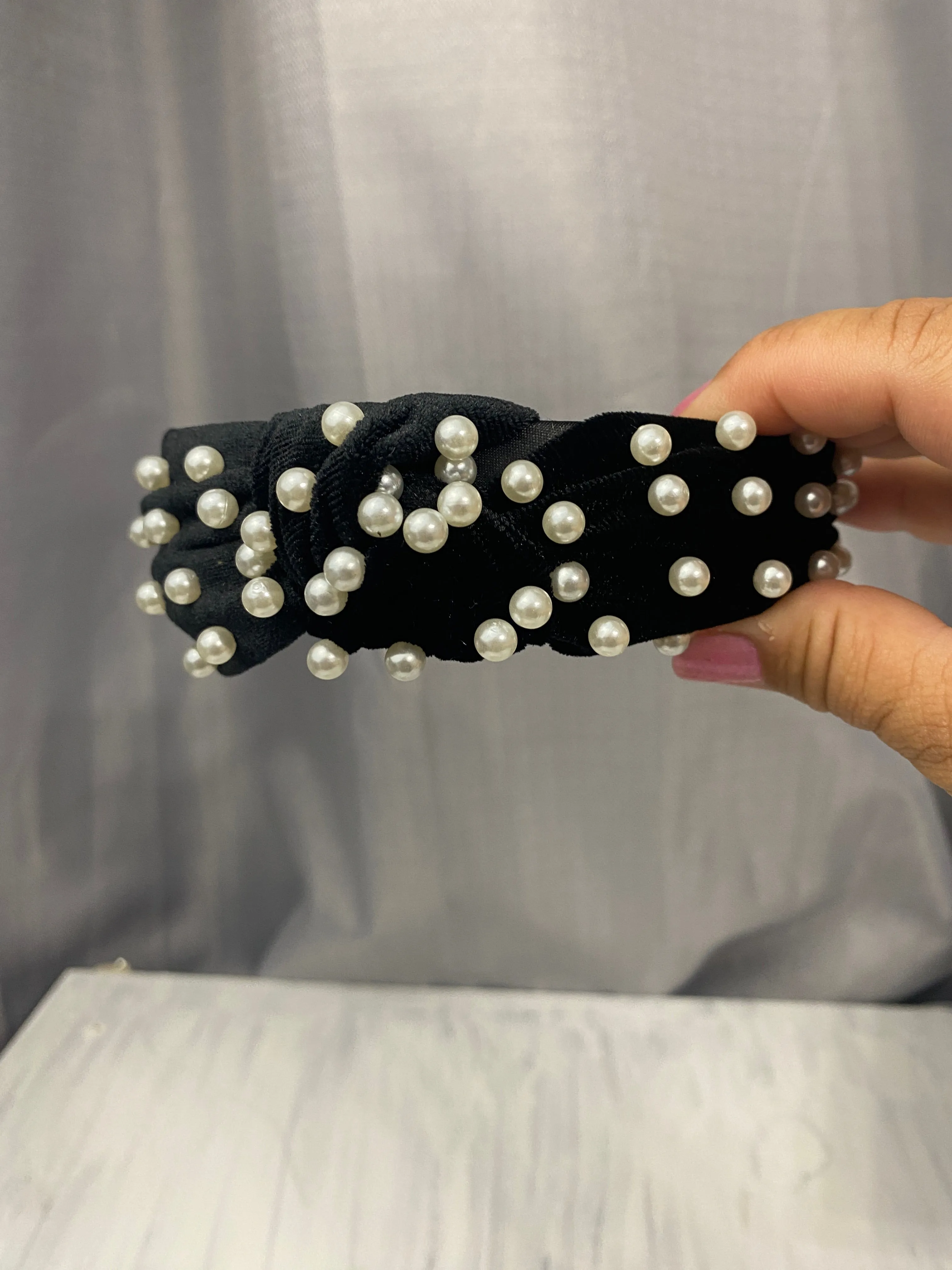 Pearl Knotted Headband