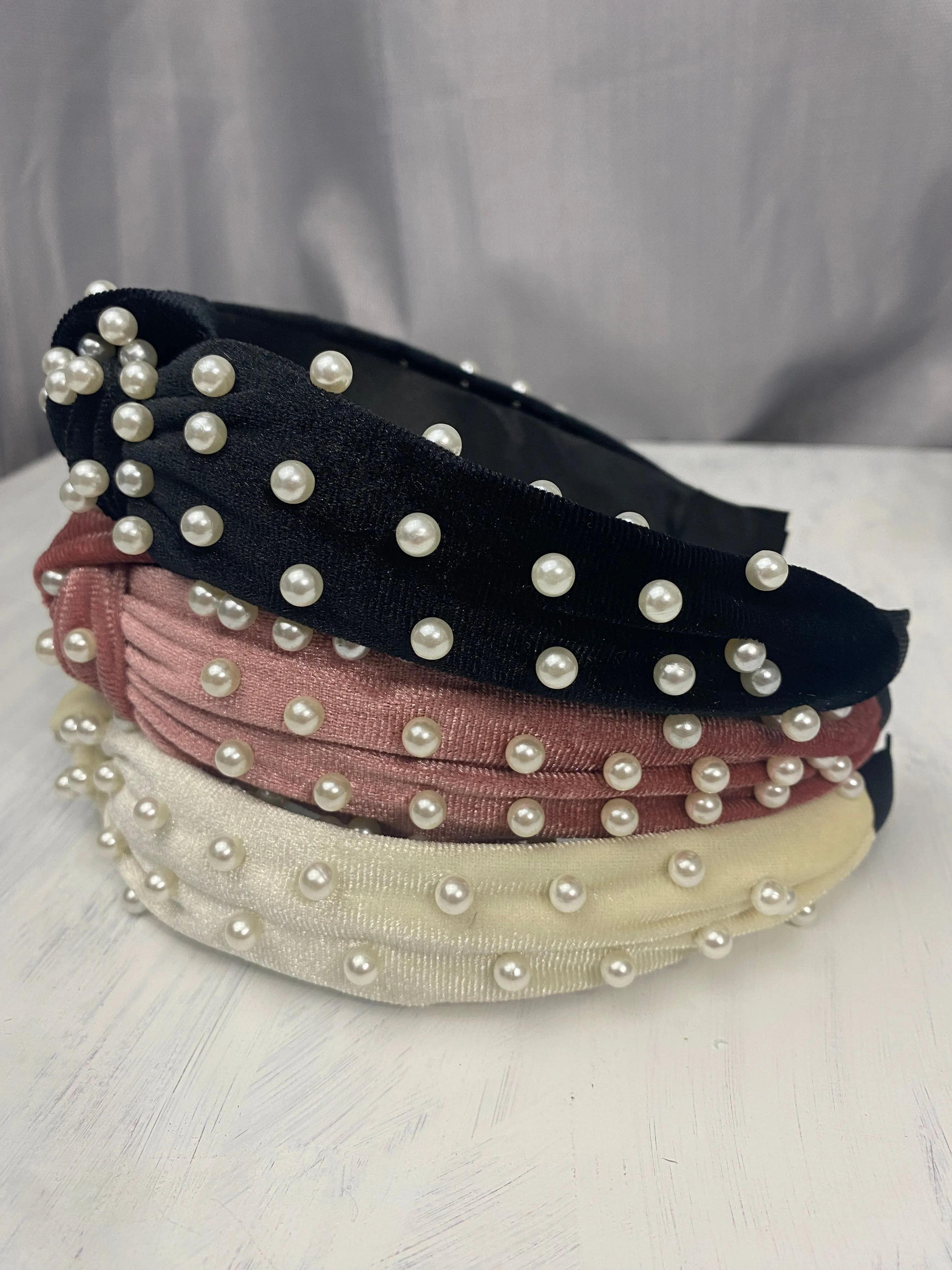 Pearl Knotted Headband