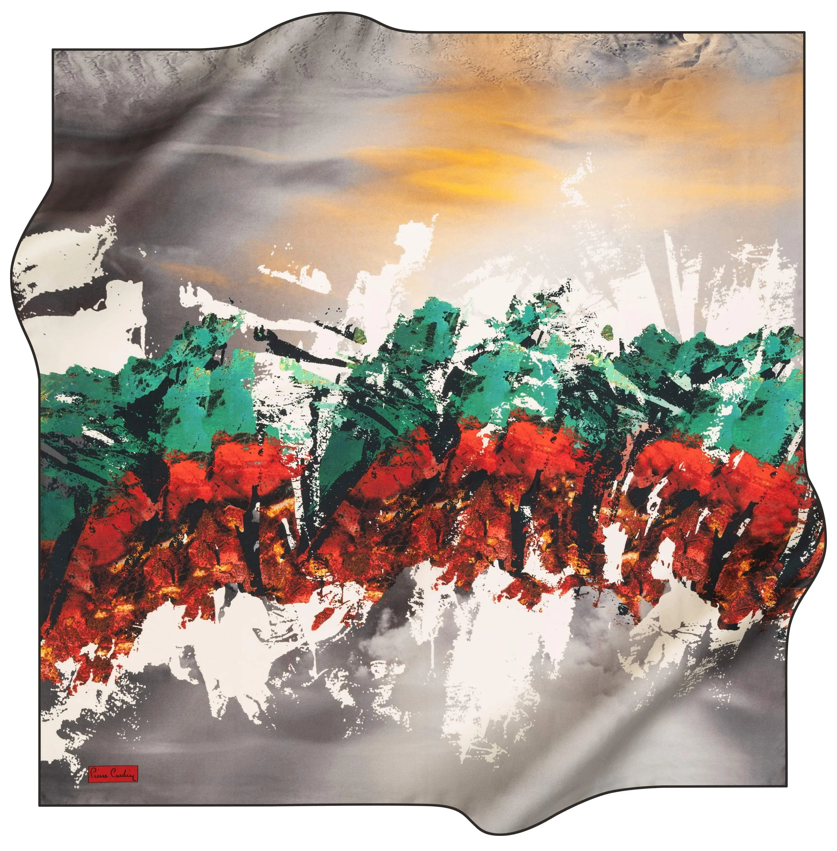 Pierre Cardin Stylish Silk Scarf No. 13