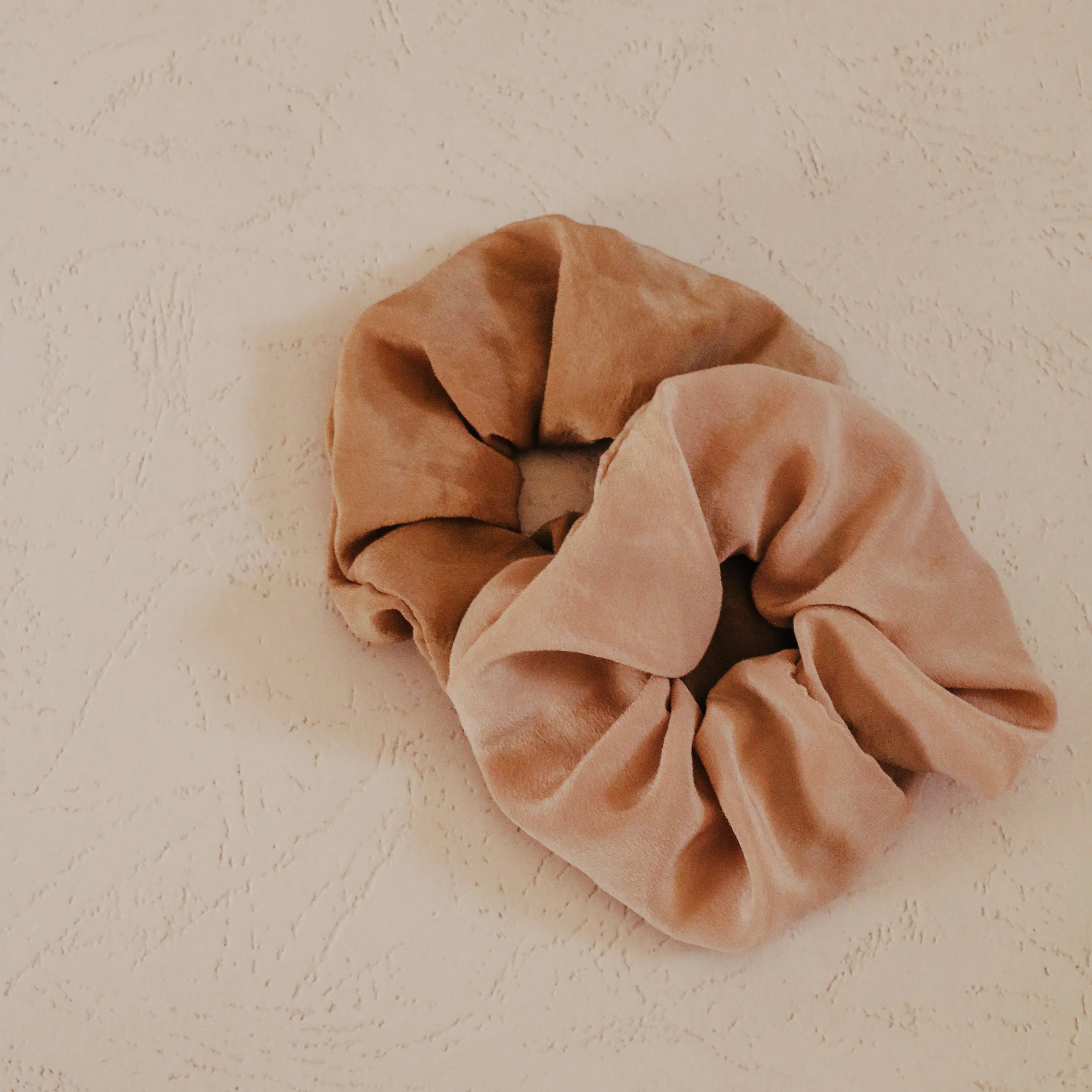 Plant Dyed Silk Scrunchies - Eco friendly gift: plastic free ties