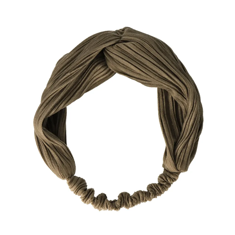 Plisse Velvet Headband