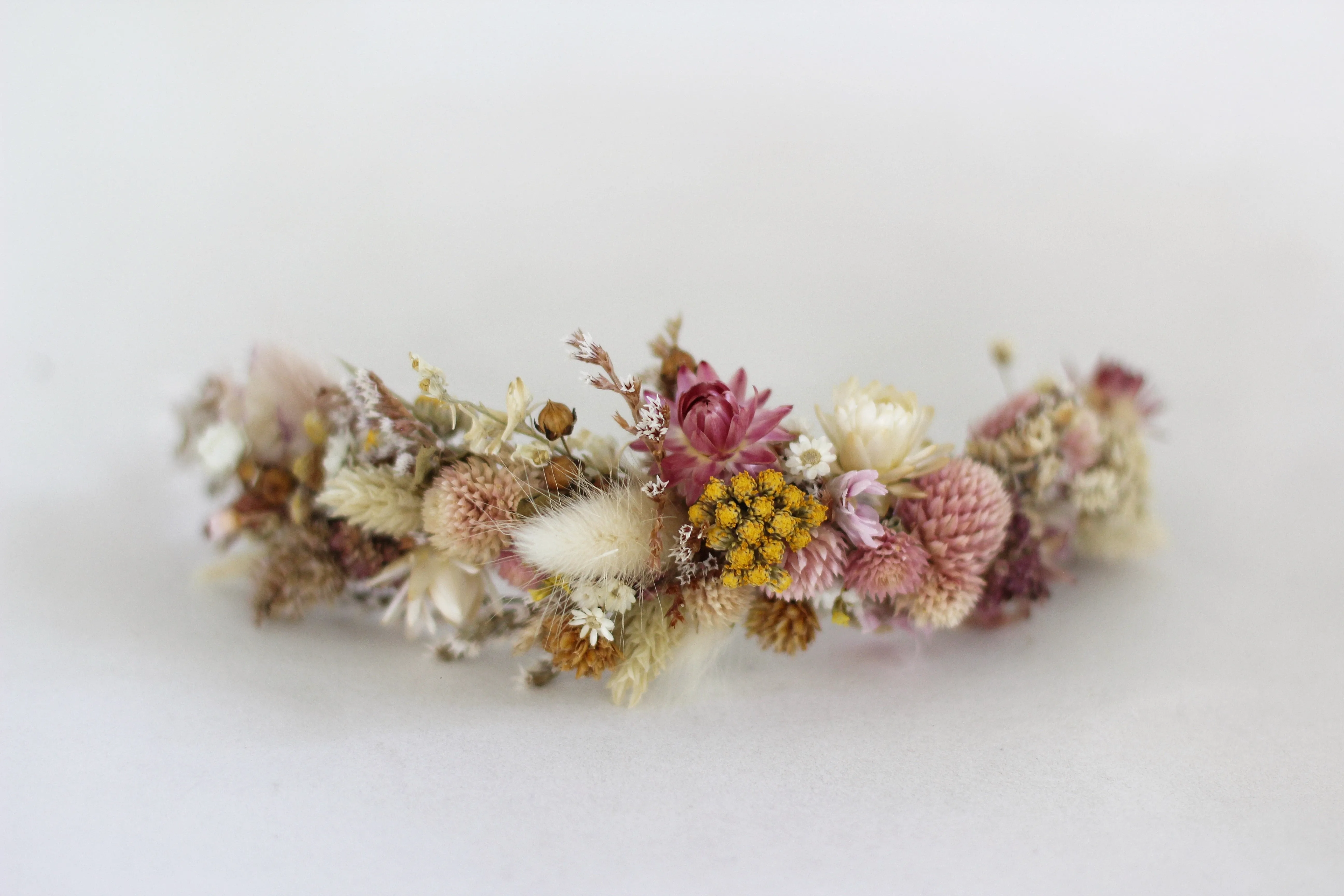 Preorder * Pink Blossom Dried Flowers Wreath