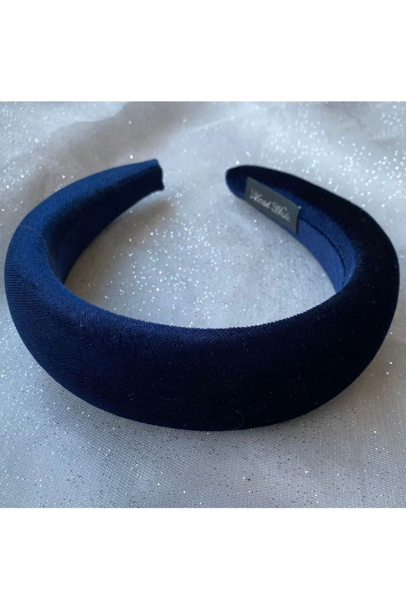 QueenMee Accessories Padded Headband In Velvet