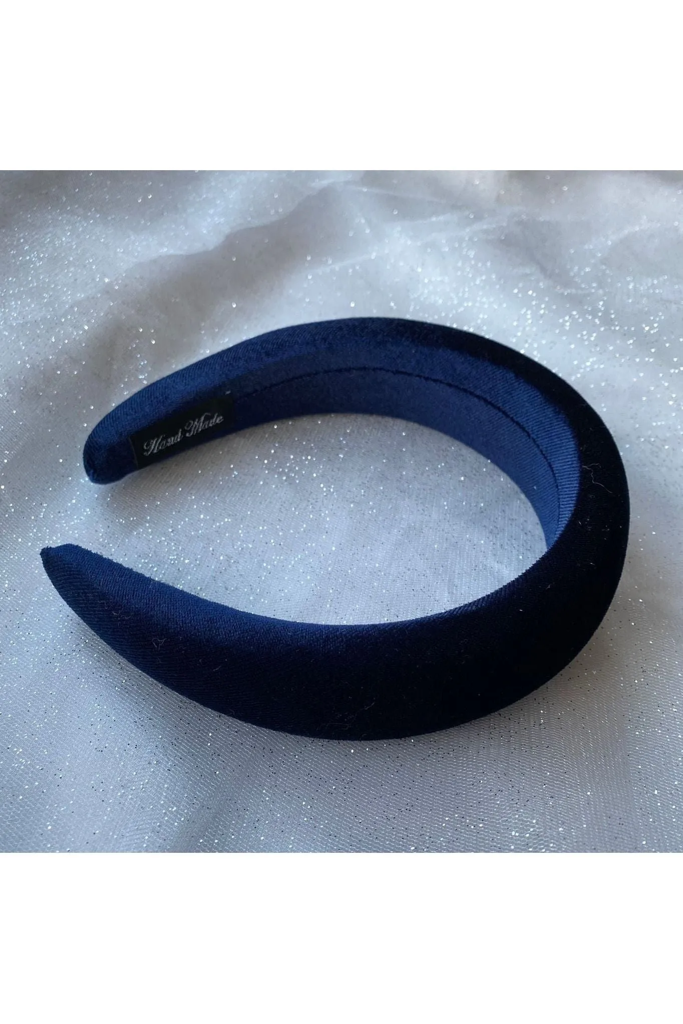 QueenMee Accessories Padded Headband In Velvet