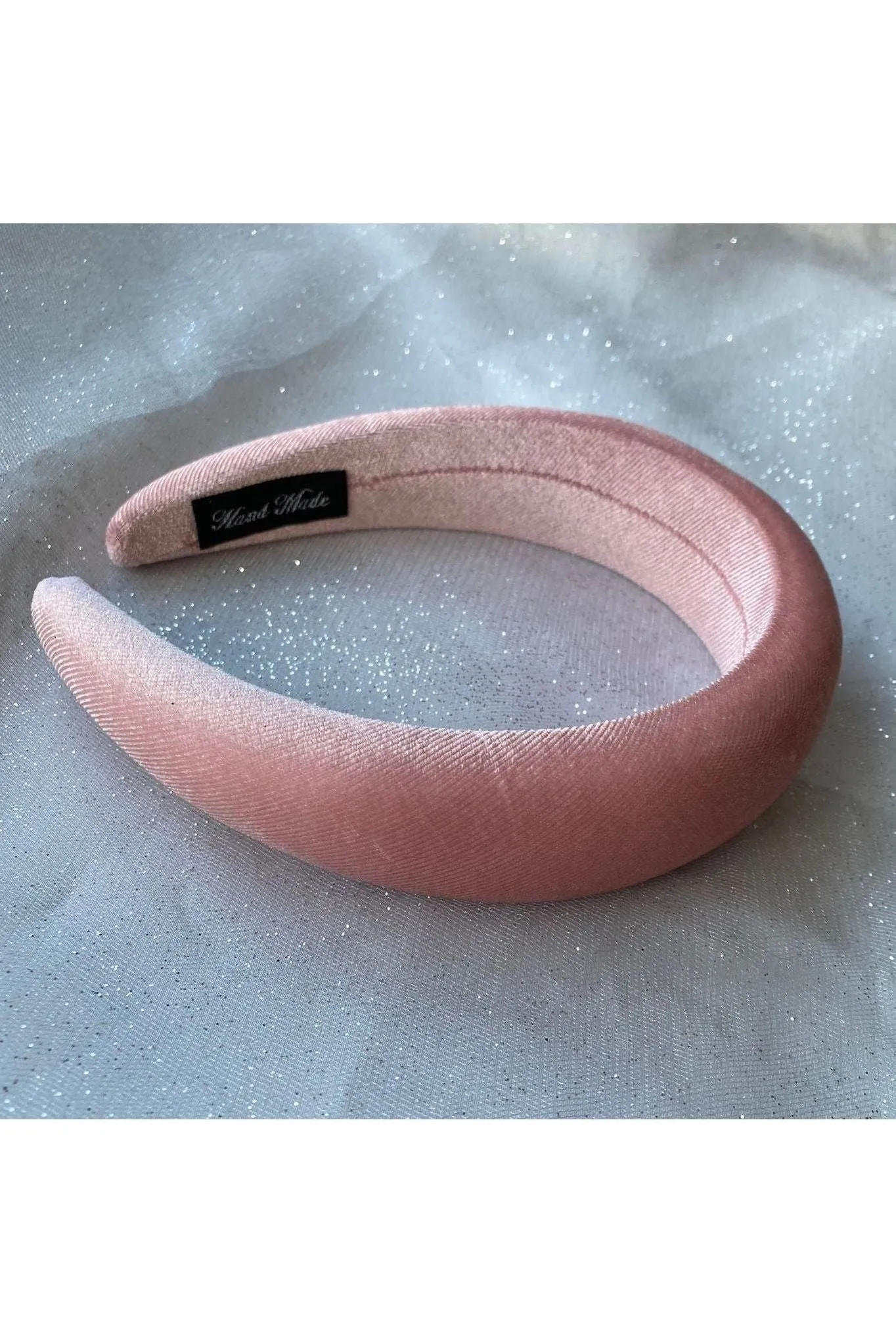 QueenMee Accessories Padded Headband In Velvet