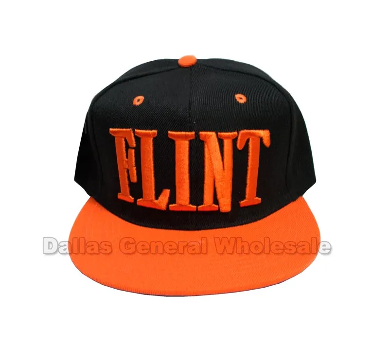 "Flint" Trendy Snap Back Caps Wholesale