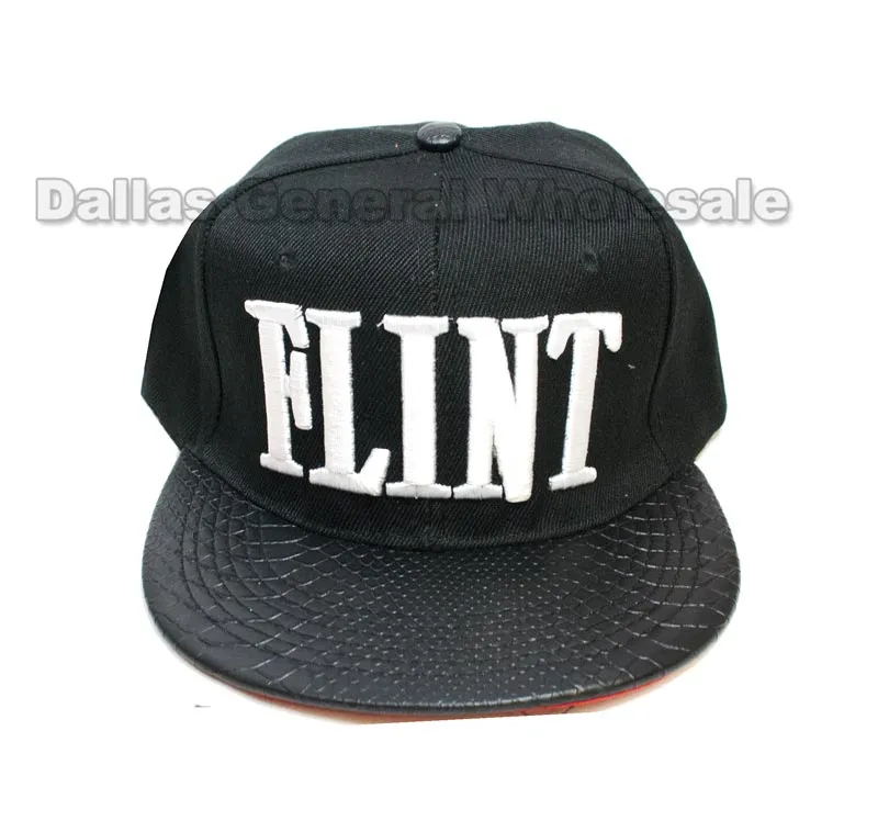 "Flint" Trendy Snap Back Caps Wholesale