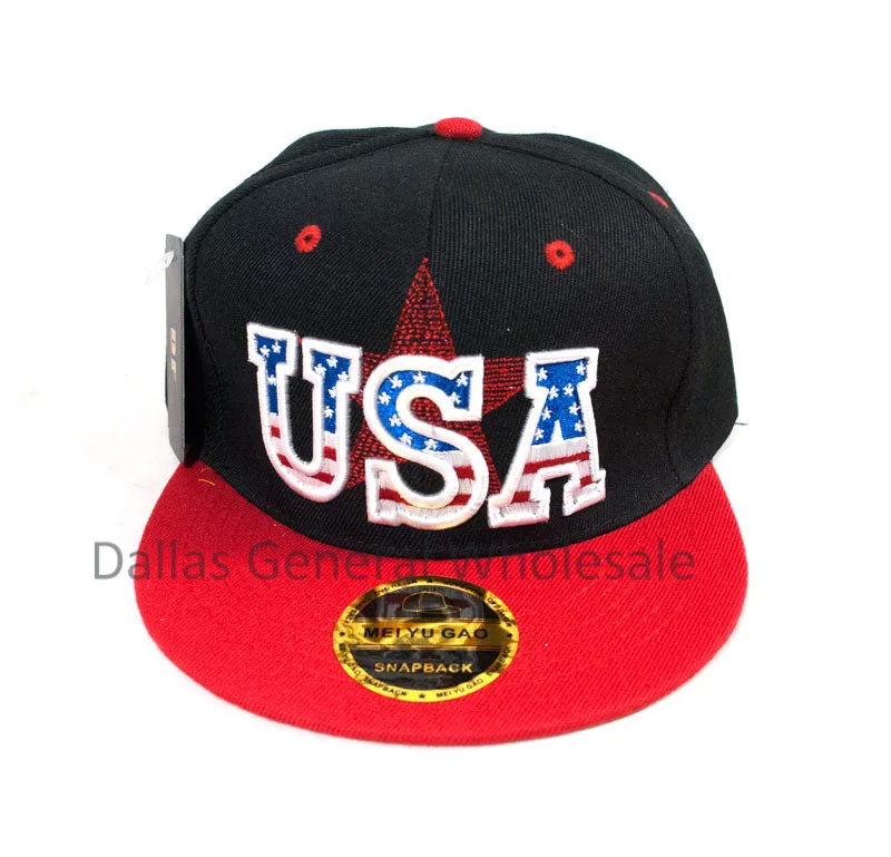 "USA Flag" Trendy Snap Back Caps Wholesale