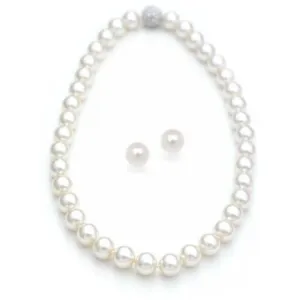 Sasha Pearl Necklace and Earring Set