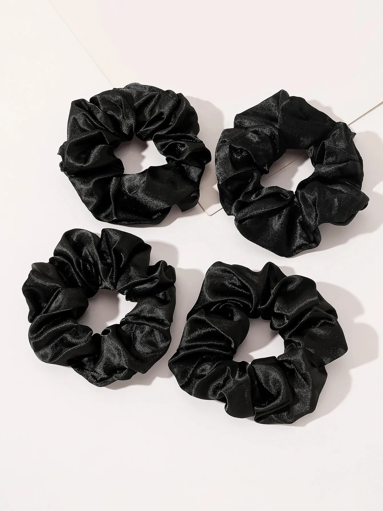 Satin Scrunchies Soft than Silk Scrunchies Elastics Bands Ponytail Holder