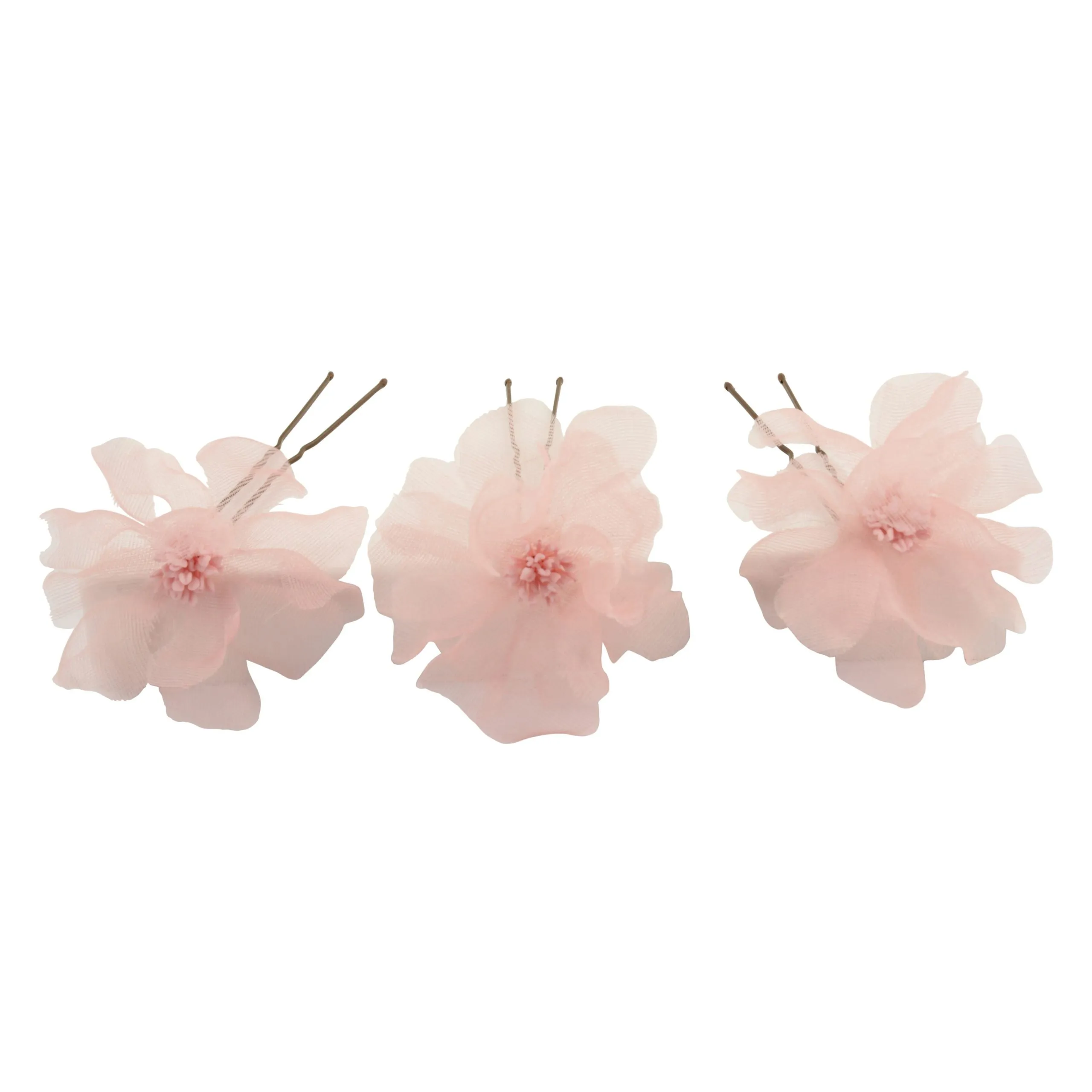 Set of Iris Organza Hair Pins