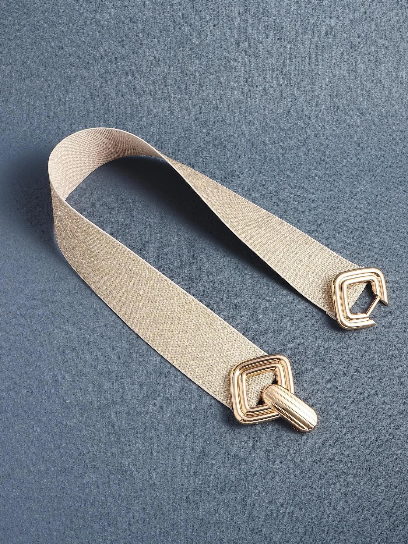 SHEIN Geometric Buckle Belt