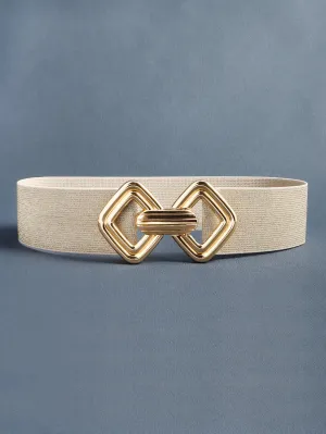 SHEIN Geometric Buckle Belt