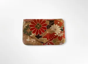 Spice Orange Kiku Clutch