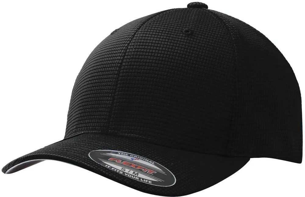 Sport-Tek Flexfit Grid Texture Cap