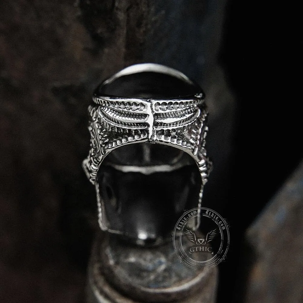 Steampunk Stainless Steel Skull Ring