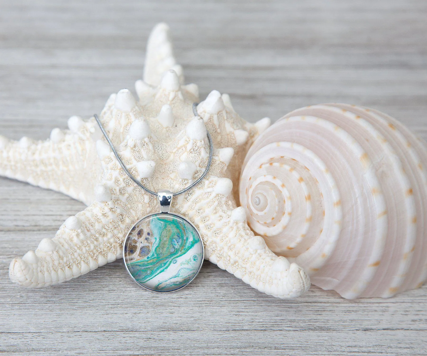 Surfside Circle Necklace | Beach Jewelry