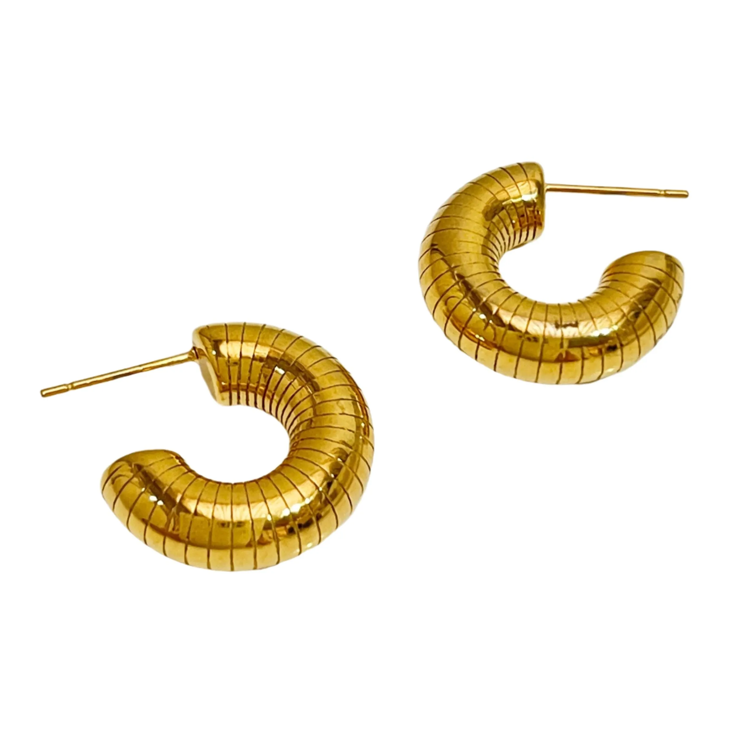 TEEK - Bold Thick Hoop Earrings