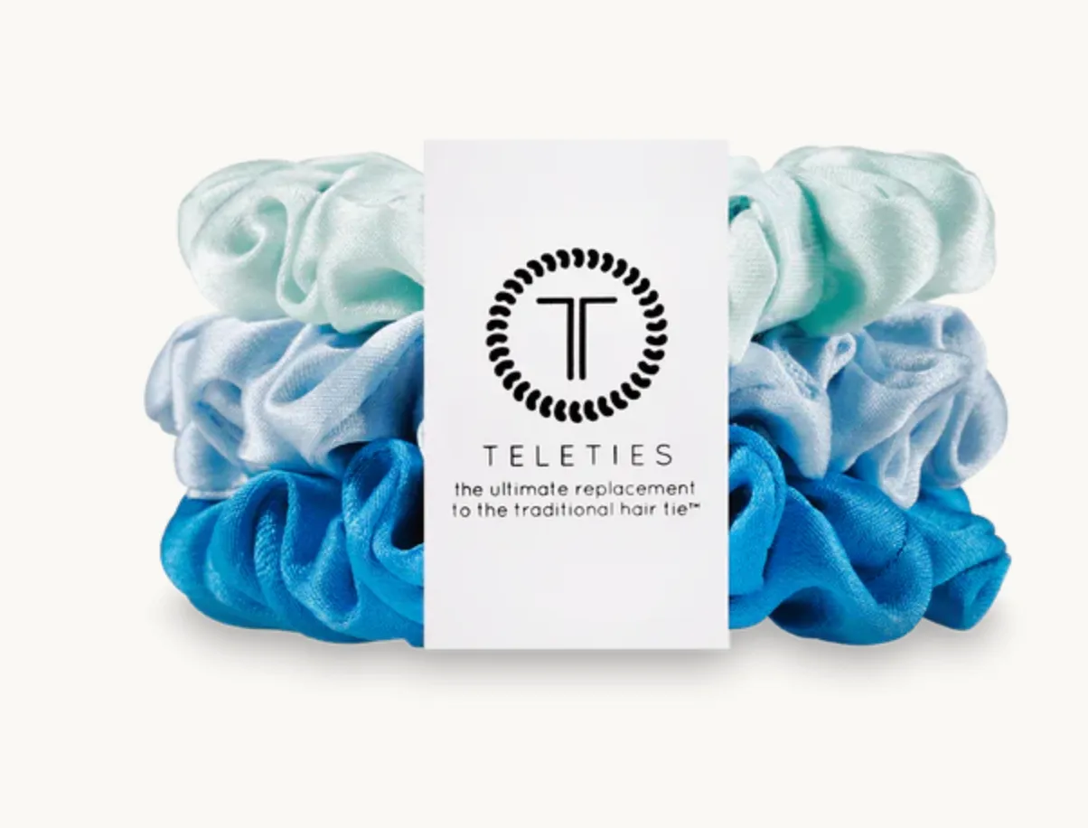 Teleties Silk Scrunchies