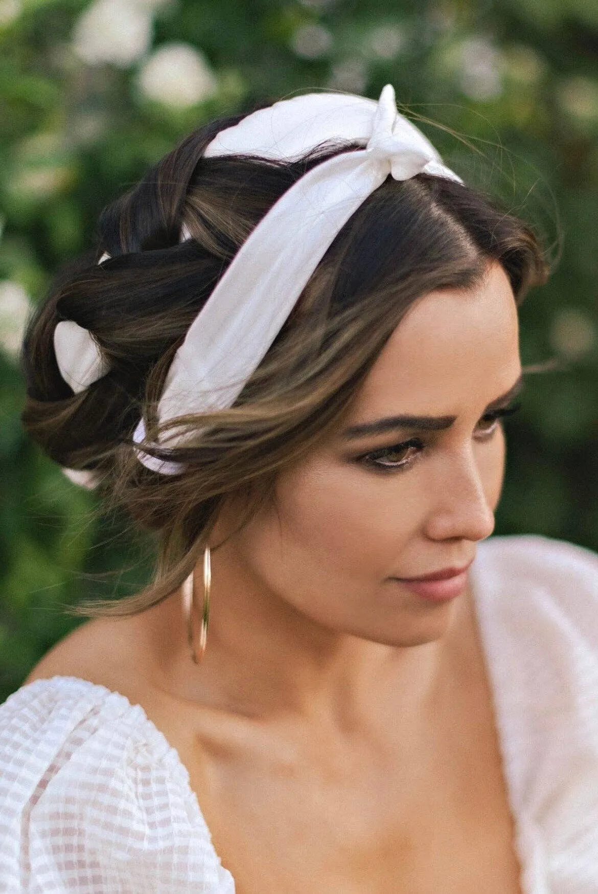 The Original Sway Heatless Curling Velour Ribbon | Hair Wrap: Pearl