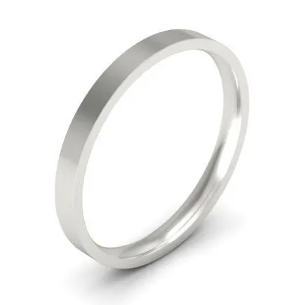 Thin Simple Wedding Ring 2mm