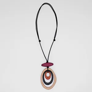 Wine Abstract Naomi Pendant