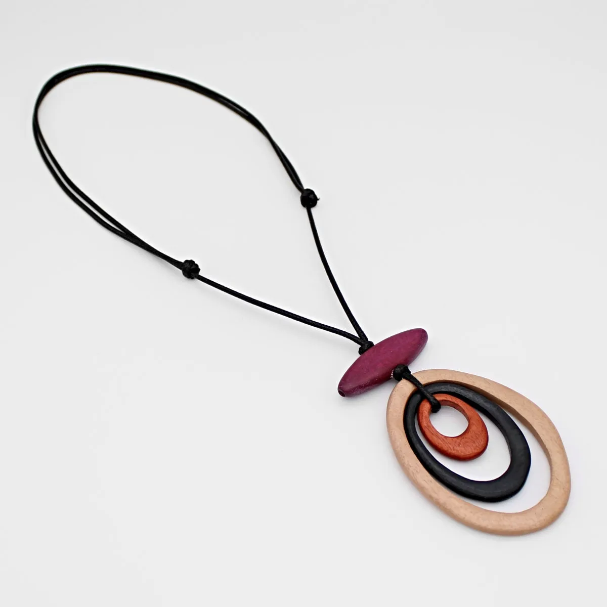 Wine Abstract Naomi Pendant