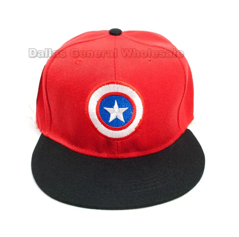 Young Adults Snap Back Flat Bill Caps Wholesale