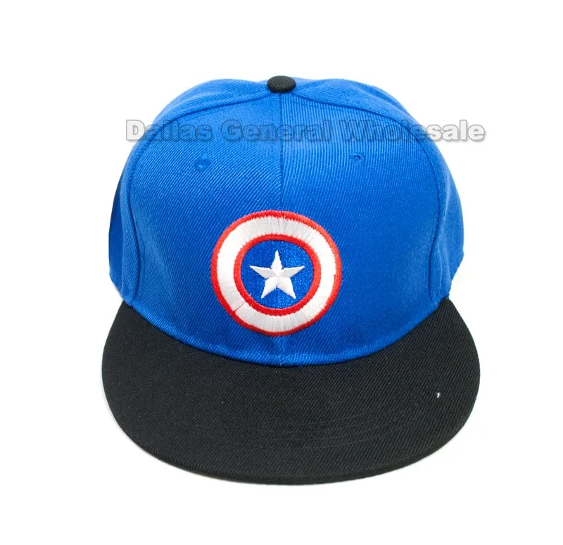 Young Adults Snap Back Flat Bill Caps Wholesale