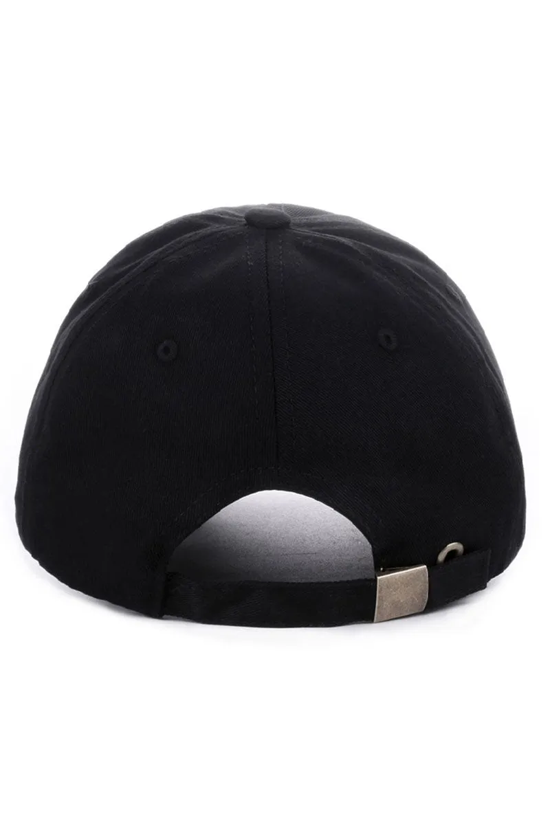 Zenana Chenille Coquette Bow Black Baseball Cap